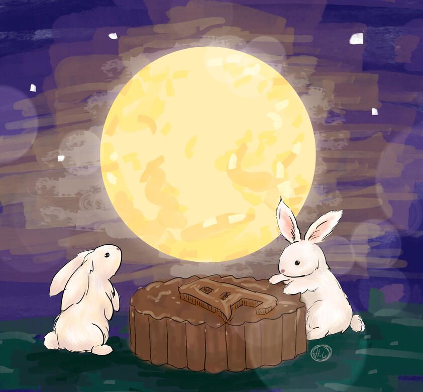 "Mid Autumn Bunnies"